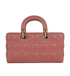 Medium Lady D-Joy, £3,800, Handbags, Pink, Leather, Back view